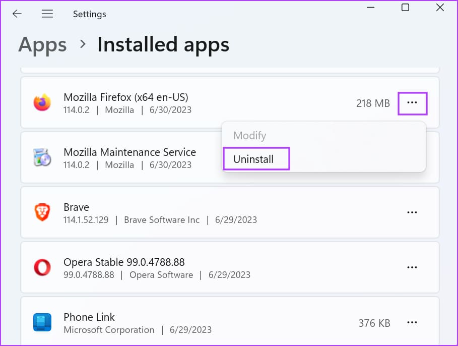 Uninstall-the-Old-Version-of-the-Program-2 أفضل 7 طرق لإصلاح خطأ لا يمكن الوصول إلى خدمة Windows Installer