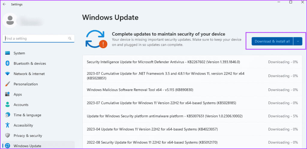 Update-Windows-2-2-1024x499-1 أفضل 9 طرق لإصلاح عدم عمل NVIDIA GeForce Overlay على Windows