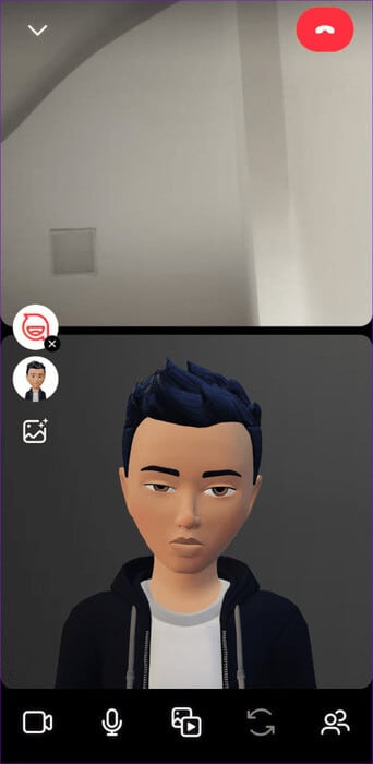 Use-Avatar-in-Instagram-Video-Call-500x1024-1 كيفية استخدام الصورة الرمزية أثناء مكالمات الفيديو على Instagram وFacebook Messenger