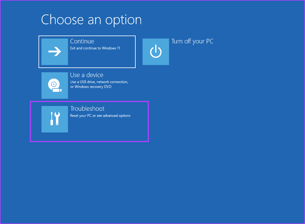 Use-Startup-Repair-in-the-WinRE أفضل 7 طرق لإصلاح الخطأ "Page Fault in Nonpaged Area’" في Windows 10 وWindows 11