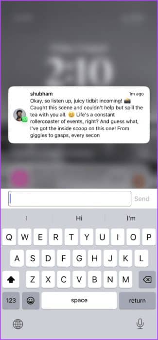 WhatsApp-Message-Preview-from-Notification-Centre-on-iOS-476x1024-1-e1692223110987 7 طرق لقراءة رسائل WhatsApp دون علم المرسل