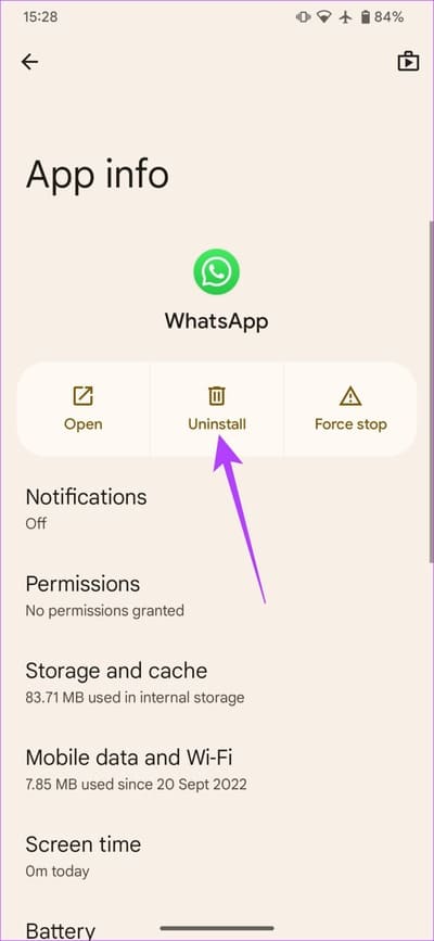 WhatsApp-status-blur-23 10 طرق لإصلاح WhatsApp عالق عند استعادة الوسائط