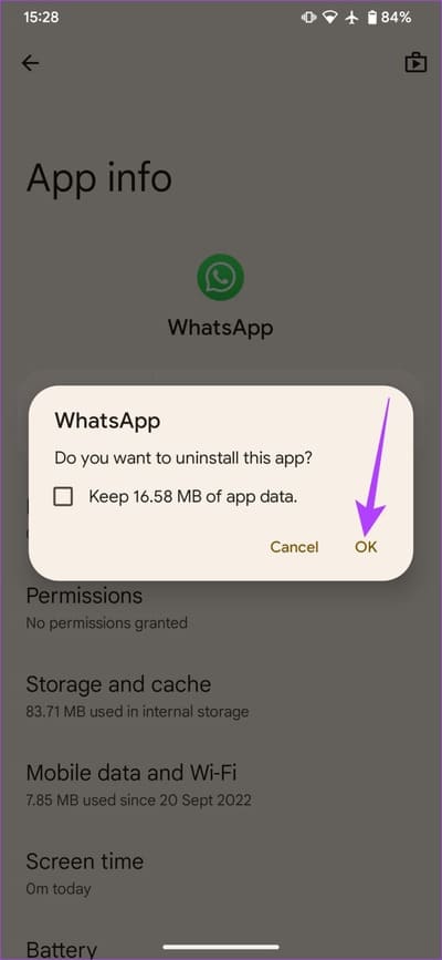 WhatsApp-status-blur-24 10 طرق لإصلاح WhatsApp عالق عند استعادة الوسائط