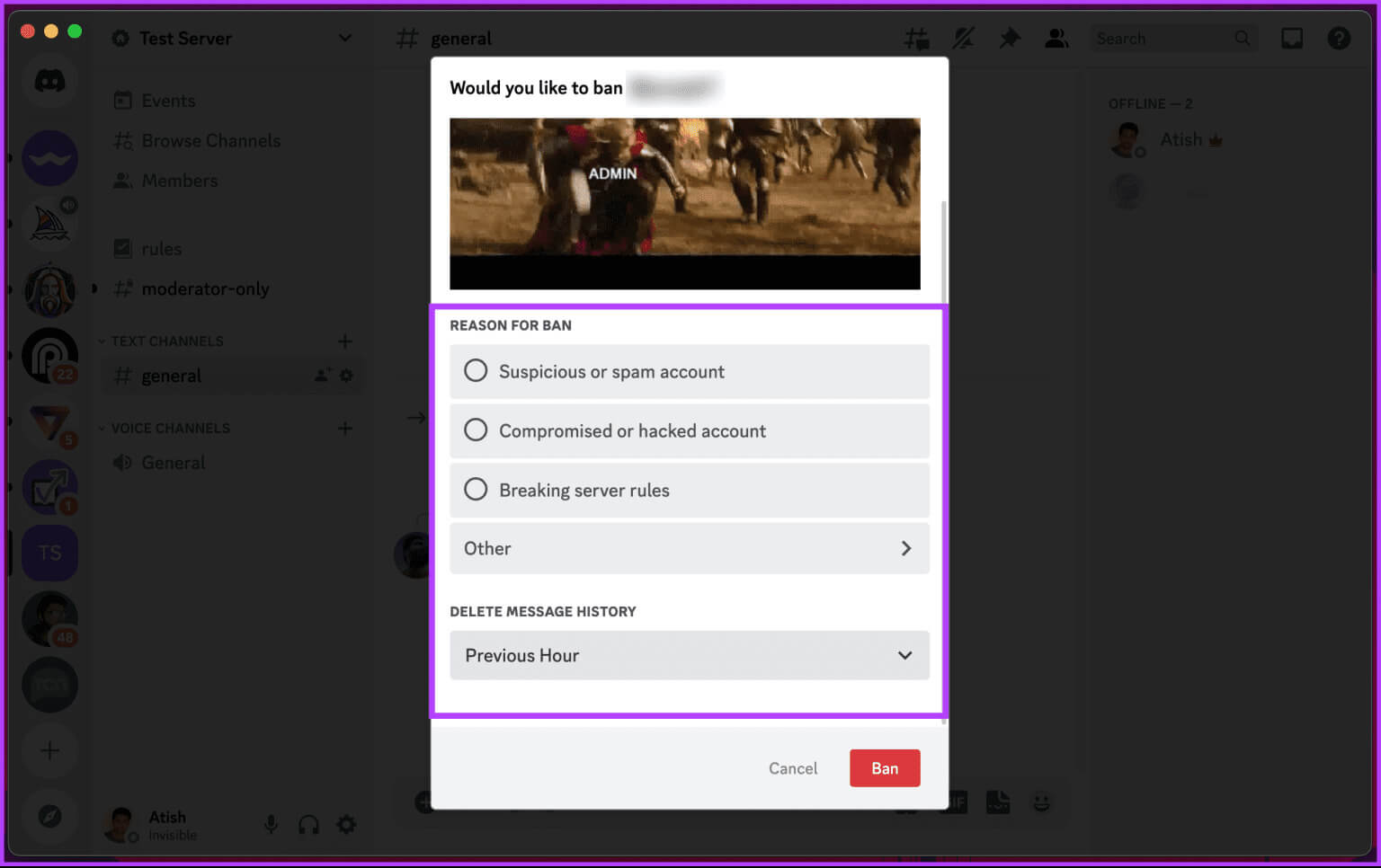 Would-you-like-to-ban-username-pop-up-1536x966-1 كيفية حظر أو إلغاء حظر شخص ما على Discord