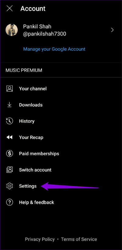 YT-Music-App-Settings-750x1536-1 أفضل 8 طرق لإصلاح خطأ "الأغنية غير متوفرة" في YouTube Music لأجهزة Android و iPhone