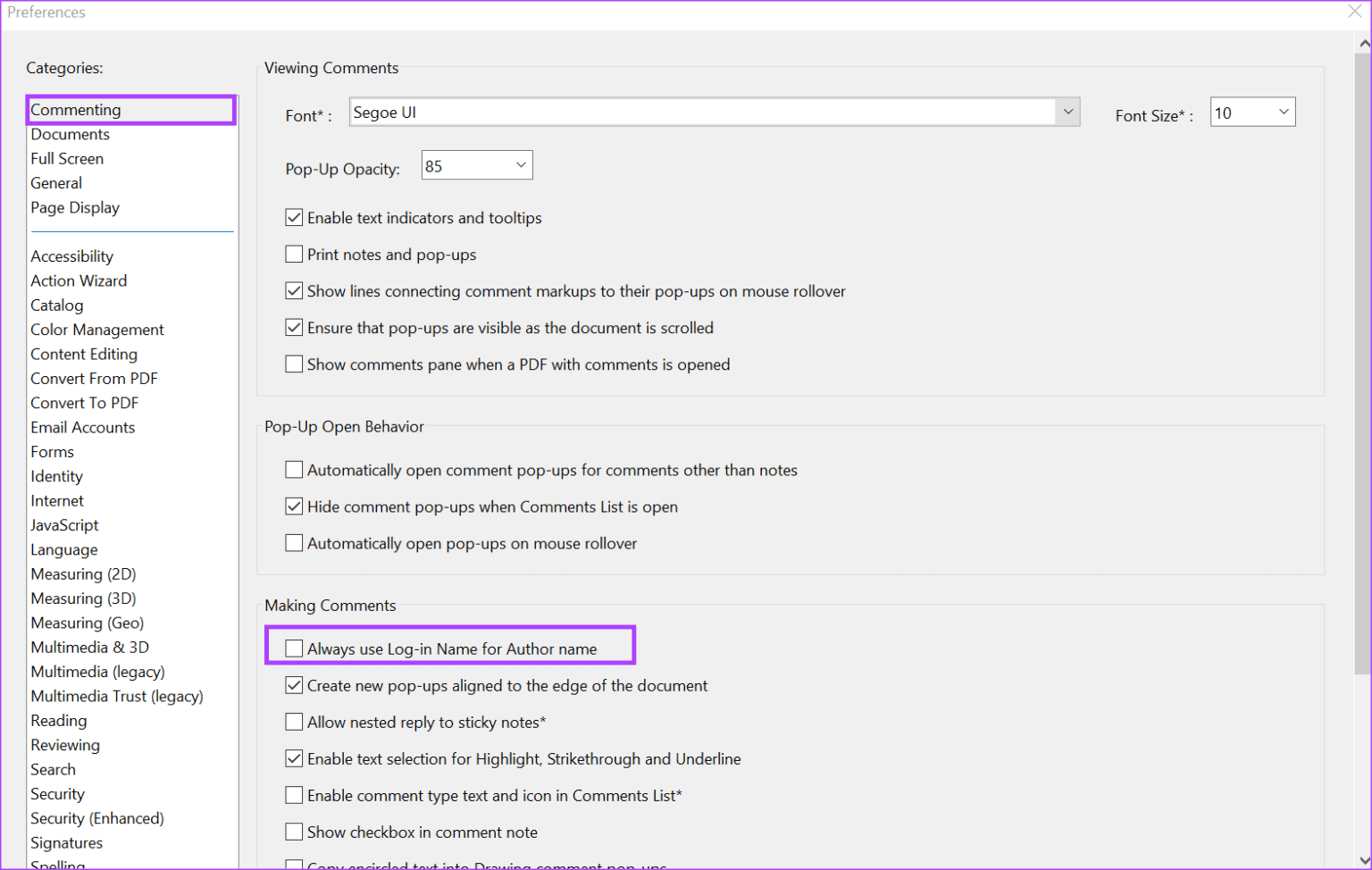 change-author-name-for-comments-in-adobe-acrobat-4-1536x974-1 كيفية تغيير اسم المؤلف للتعليقات في Adobe Acrobat
