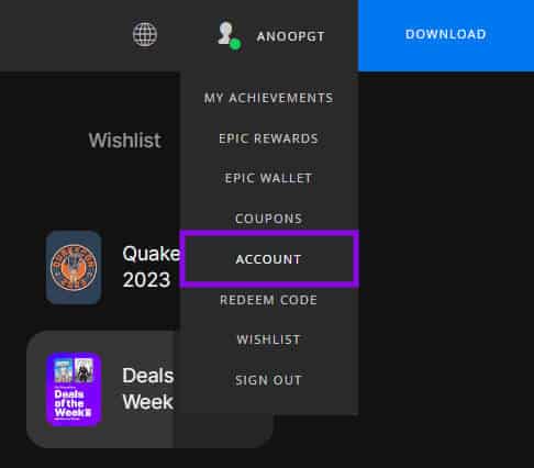 choose-Account-2-1 كيفية ربط Epic Games بـ Steam: كل ما تحتاج إلى معرفته