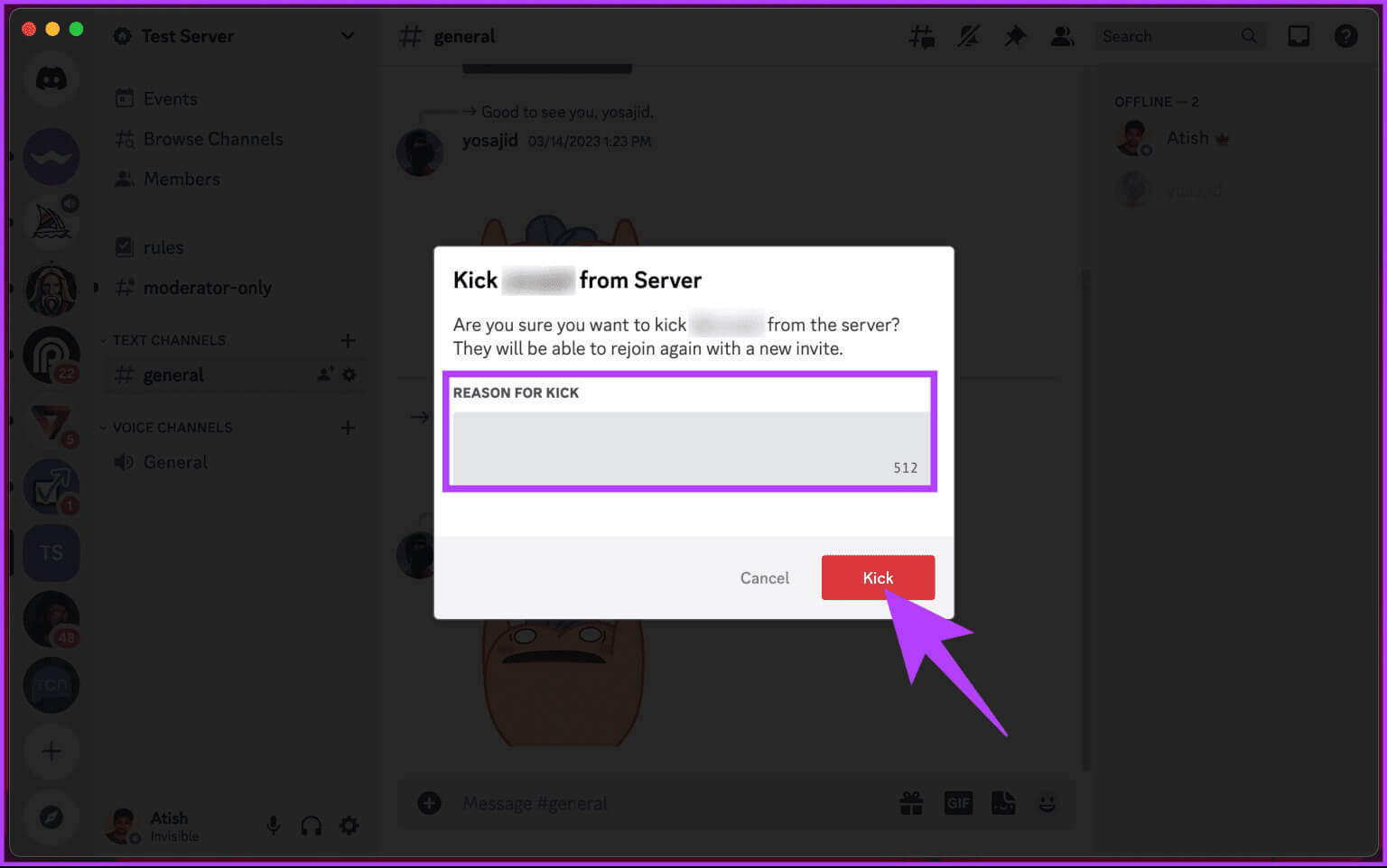 click-the-Kick-button-1536x962-1 كيفية حظر أو إلغاء حظر شخص ما على Discord