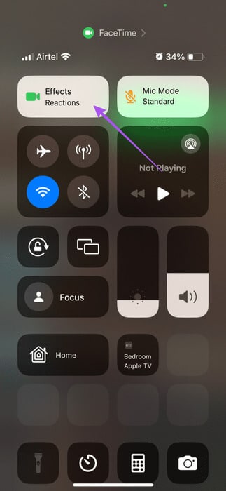effects-control-center-iphone-473x1024-1 أفضل 5 إصلاحات لعدم عمل الوضع الرأسي في FaceTime على iPhone
