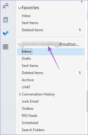 email-address-outlook-app-windows كيفية إنشاء المجلدات ونقل رسائل البريد الإلكتروني في Outlook على Mac وWindows