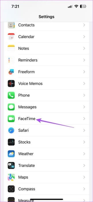 facetime-settings-iphone-474x1024-1 أفضل 5 إصلاحات لعدم عمل الوضع الرأسي في FaceTime على iPhone
