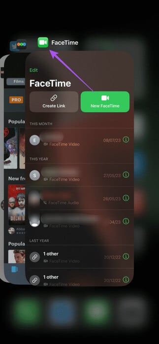 force-quit-facetime-iphone-473x1024-1 أفضل 5 إصلاحات لعدم عمل الوضع الرأسي في FaceTime على iPhone