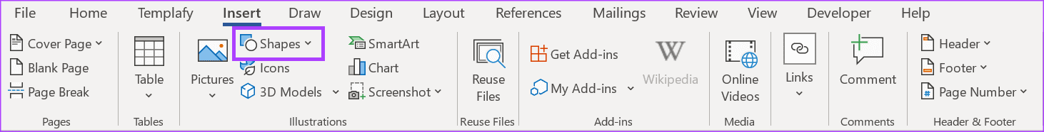 how-to-add-and-edit-shapes-in-microsoft-word-1 كيفية إضافة وتحرير الأشكال في Microsoft Word