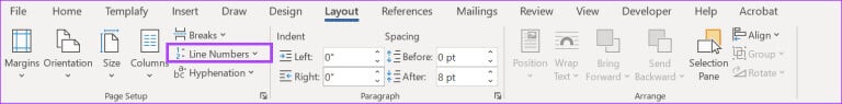 how-to-add-remove-line-numbers-in-word-1-768x95-1 كيفية إضافة وإزالة أرقام الأسطر في Microsoft Word