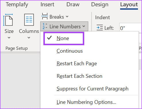 how-to-add-remove-line-numbers-in-word-10 كيفية إضافة وإزالة أرقام الأسطر في Microsoft Word
