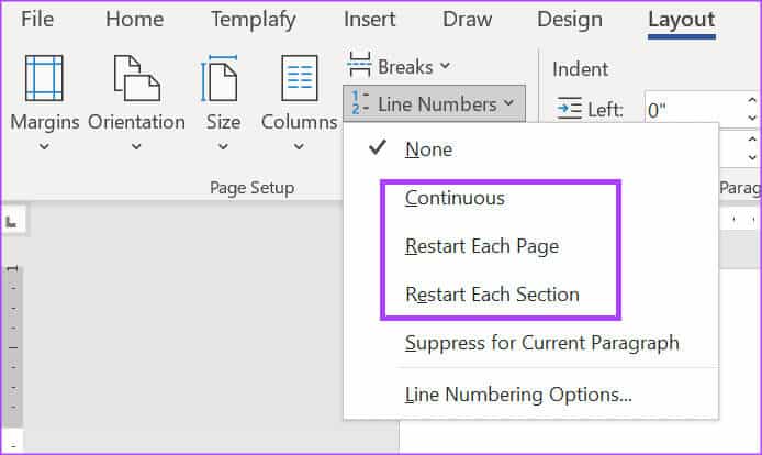 how-to-add-remove-line-numbers-in-word-2 كيفية إضافة وإزالة أرقام الأسطر في Microsoft Word