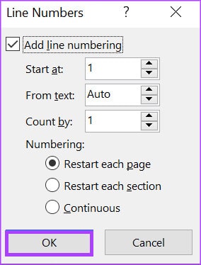 كيفية إضافة وإزالة أرقام الأسطر في Microsoft Word - %categories