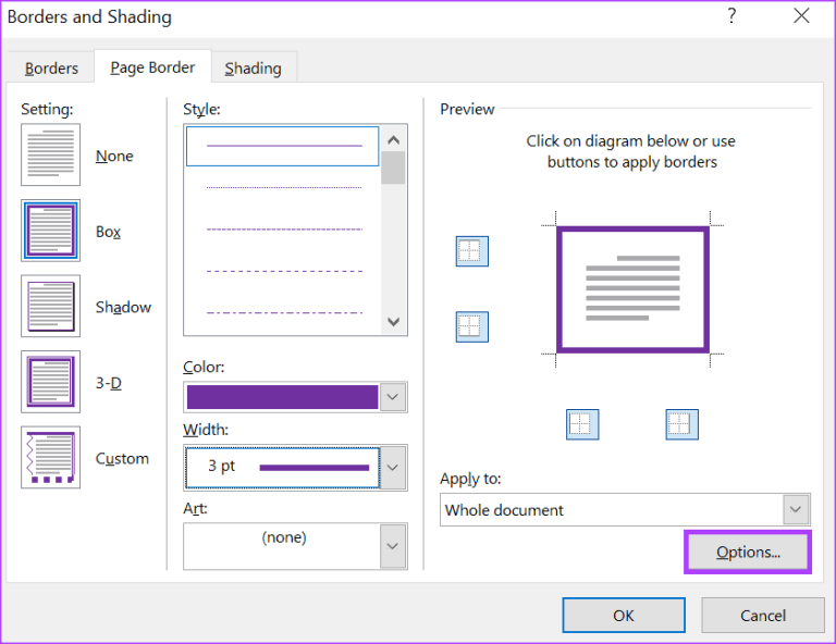 Como inserir e editar bordas de página no Microsoft Word | a melhor casa