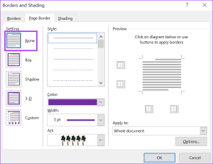 Como inserir e editar bordas de página no Microsoft Word | a melhor casa
