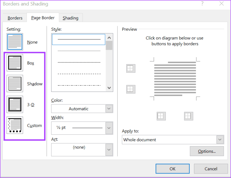 Como inserir e editar bordas de página no Microsoft Word | a melhor casa