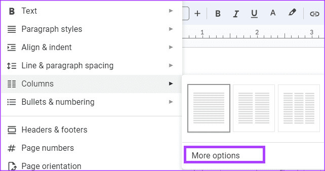 كيفية إنشاء وتحرير أعمدة نصية في Google Docs - %categories