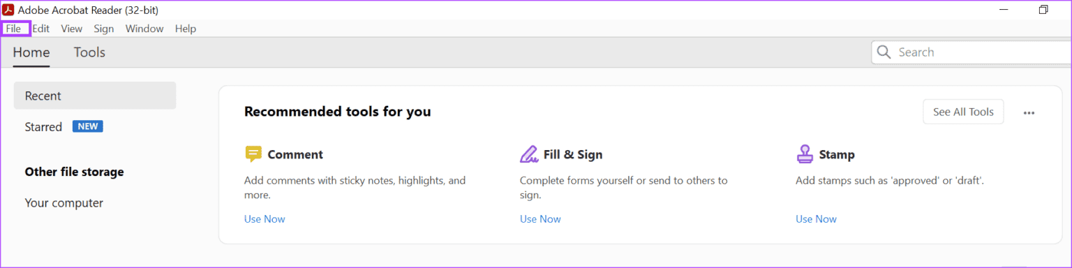 how-to-open-a-PDF-in-fullscreen-mode-using-adobe-acrobat-3-1536x384-1 كيفية تغيير اسم المؤلف للتعليقات في Adobe Acrobat