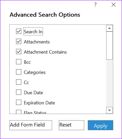 how-to-search-in-outlook-using-search-operators-13 دليل لاستخدام شريط البحث وعوامل البحث في Microsoft Outlook