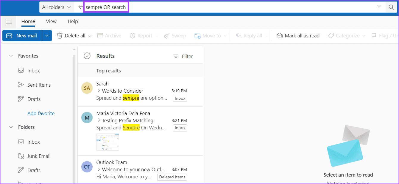 how-to-search-in-outlook-using-search-operators-17 دليل لاستخدام شريط البحث وعوامل البحث في Microsoft Outlook