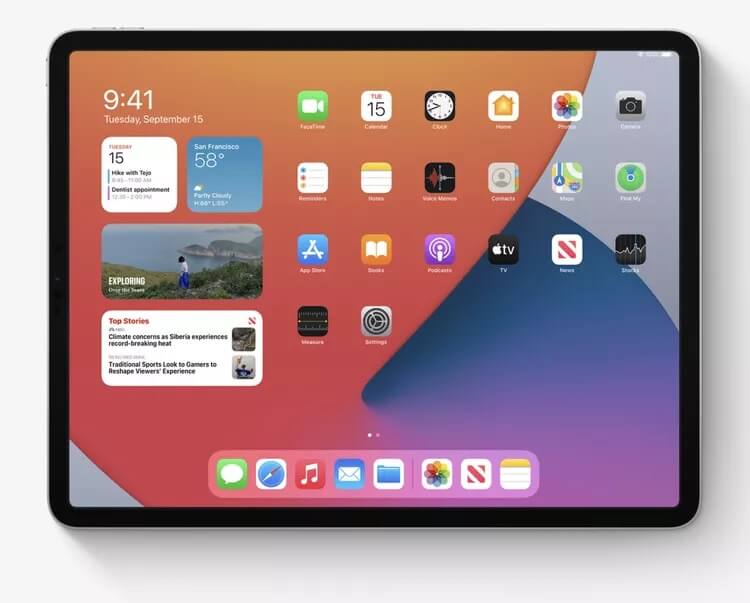 iPadOS14- دليل إصدارات iPadOS
