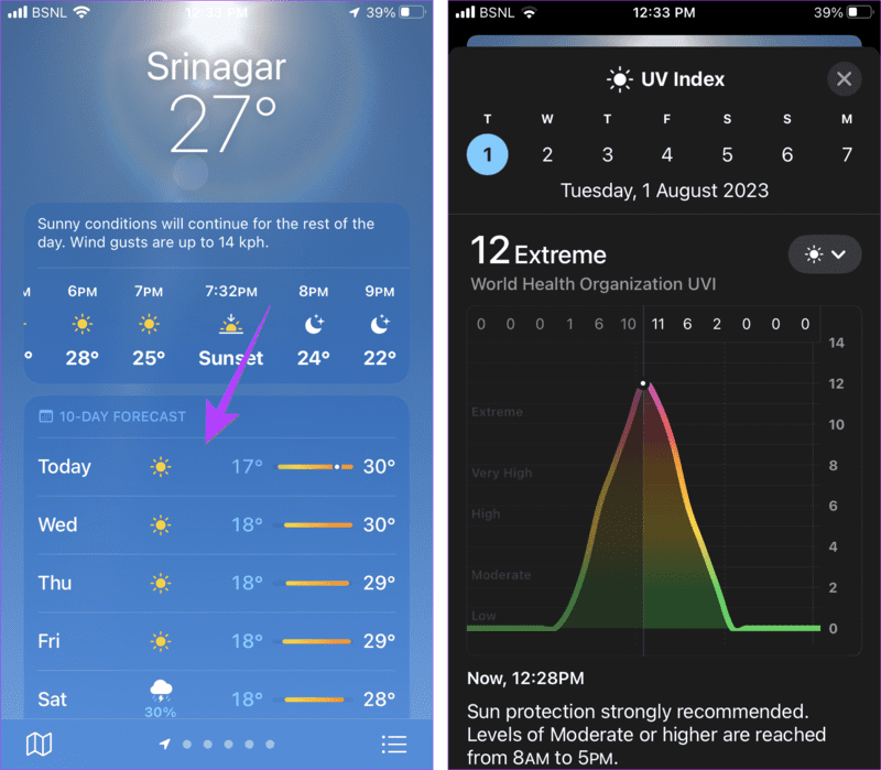 iPhone-Weather-App-10-day-forecast-detail كيفية استخدام تطبيق Apple Weather على iPhone
