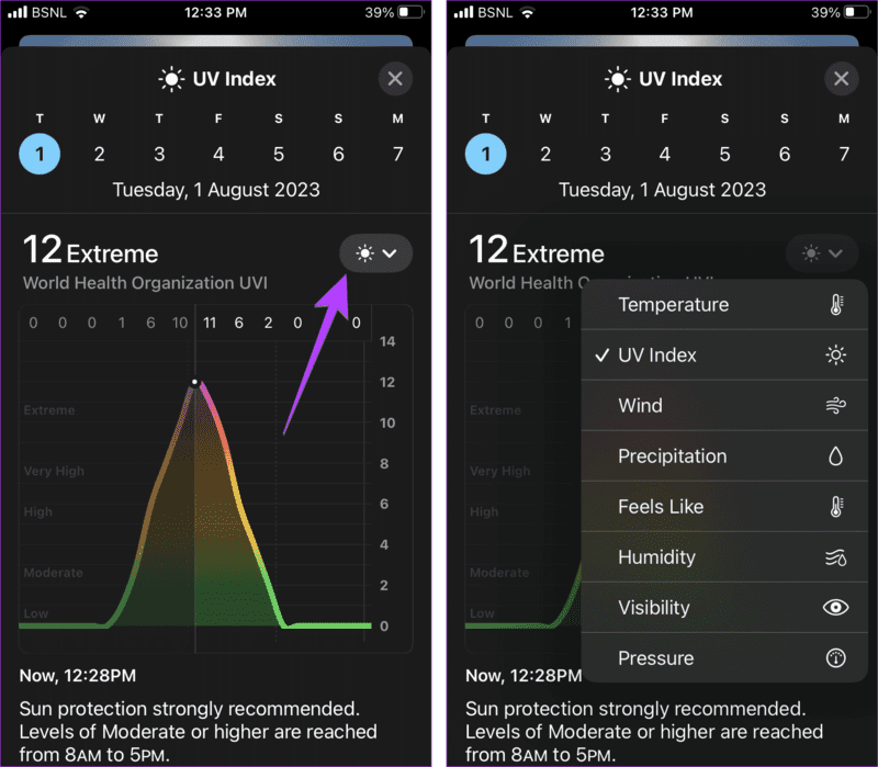 iPhone-Weather-App-Change-Factor كيفية استخدام تطبيق Apple Weather على iPhone