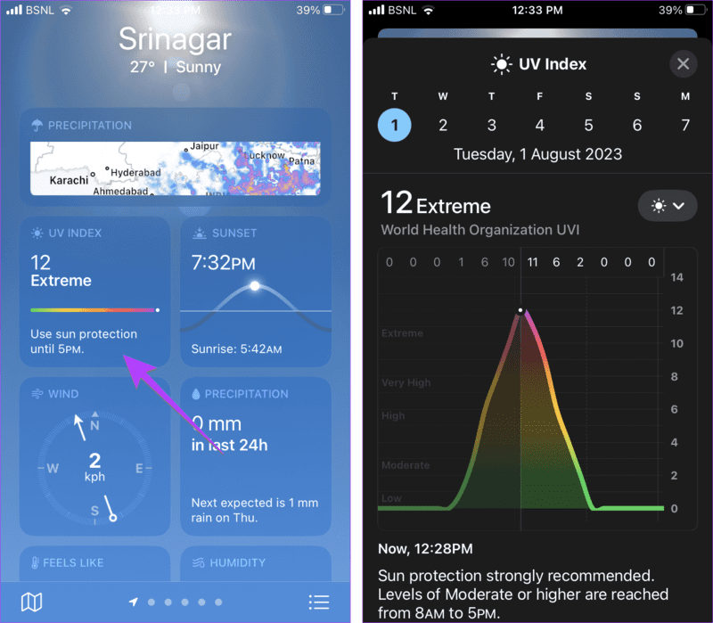 iPhone-Weather-App-Information كيفية استخدام تطبيق Apple Weather على iPhone