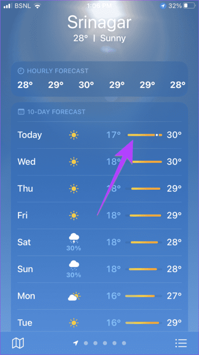 iPhone-Weather-App-Lines-icon كيفية استخدام تطبيق Apple Weather على iPhone