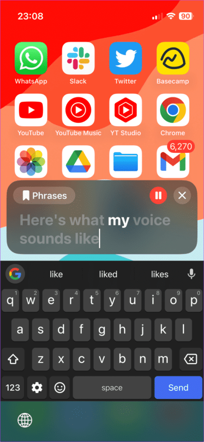 ios17-personal-voice-12-e1690903598641 كيفية استخدام ميزة Personal Voice في iPhone لإنشاء صوتك AI