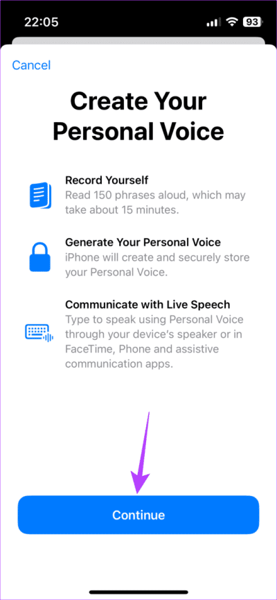 ios17-personal-voice-4-e1690903554276 كيفية استخدام ميزة Personal Voice في iPhone لإنشاء صوتك AI