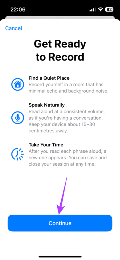 ios17-personal-voice-5-e1690903559863 كيفية استخدام ميزة Personal Voice في iPhone لإنشاء صوتك AI