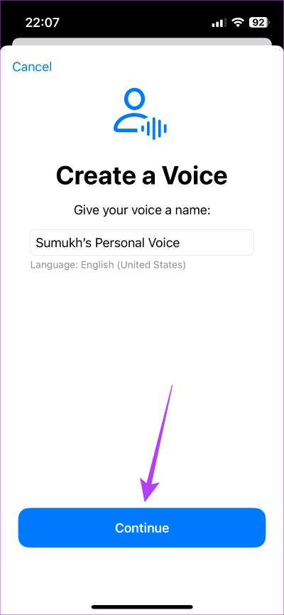 ios17-personal-voice-6 كيفية استخدام ميزة Personal Voice في iPhone لإنشاء صوتك AI