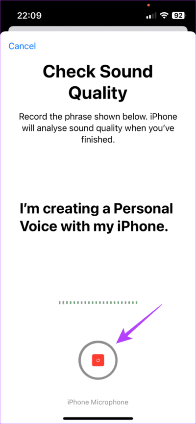 ios17-personal-voice-7-e1690903565897 كيفية استخدام ميزة Personal Voice في iPhone لإنشاء صوتك AI