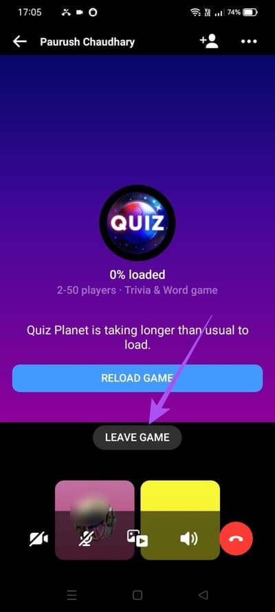 leave-game-messenger-call-mobile-691x1536-1 كيفية مشاركة الشاشة في Facebook Messenger على الهاتف المحمول وسطح المكتب