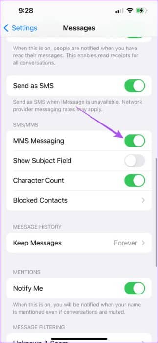 أفضل 7 إصلاحات لعدم عمل معاينة الروابط في تطبيق Messages على iPhone - %categories