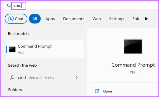 open-cmd-3 5 طرق سريعة للتحقق من إصدار .NET Framework على Windows 10 و Windows 11