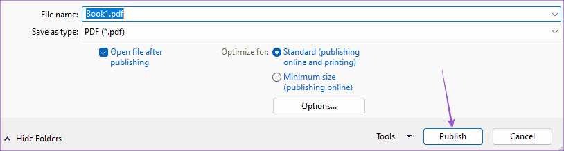كيفية إنشاء زر طباعة إلى PDF في Microsoft Excel على Windows 11 - %categories