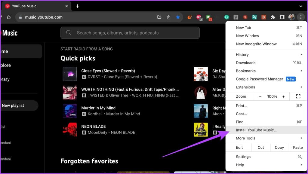select-Install-YouTube-Music-1024x579-1 كيفية تثبيت تطبيق YouTube Music على سطح المكتب (Windows وMac)