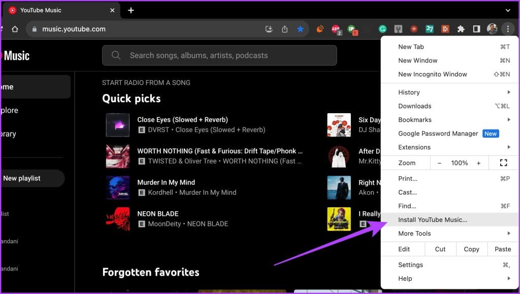 كيفية تثبيت تطبيق YouTube Music على سطح المكتب (Windows وMac) - %categories