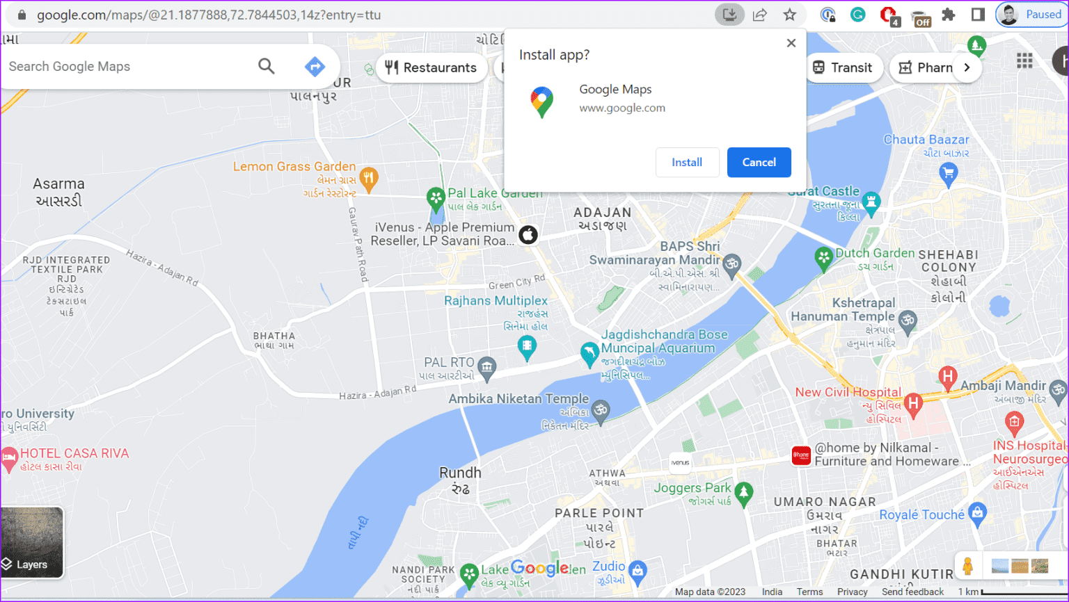use-Google-Maps-on-Windows-PC-11-1536x866-1 كيفية استخدام Google Maps على جهاز كمبيوتر Windows