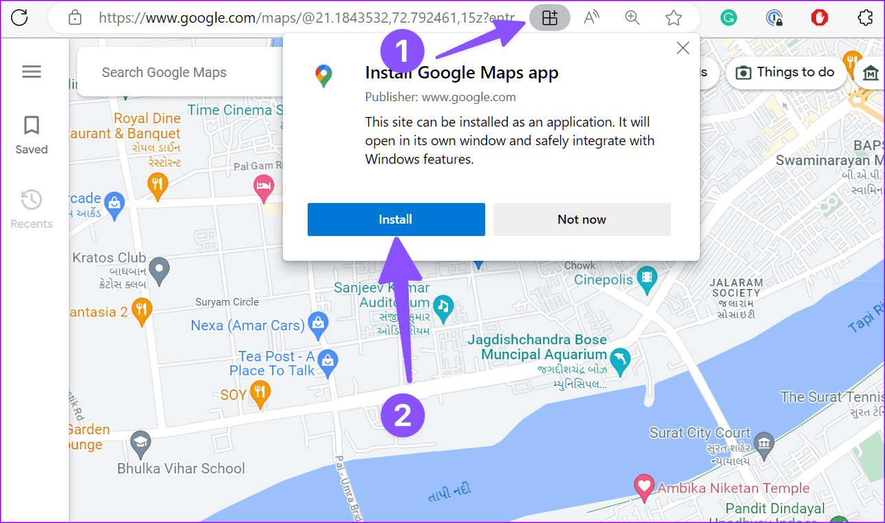 use-Google-Maps-on-Windows-PC-7 كيفية استخدام Google Maps على جهاز كمبيوتر Windows