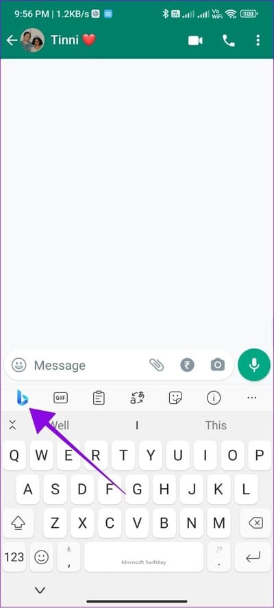 use-bing-chat-on-Swift-keyboard-to-get-chatgpt-on-WhatsApp-692x1536-1 طريقتين سهلتين لاستخدام ChatGPT على WhatsApp