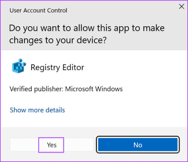 user-account-control-window-regedit 5 طرق سريعة للتحقق من إصدار .NET Framework على Windows 10 و Windows 11