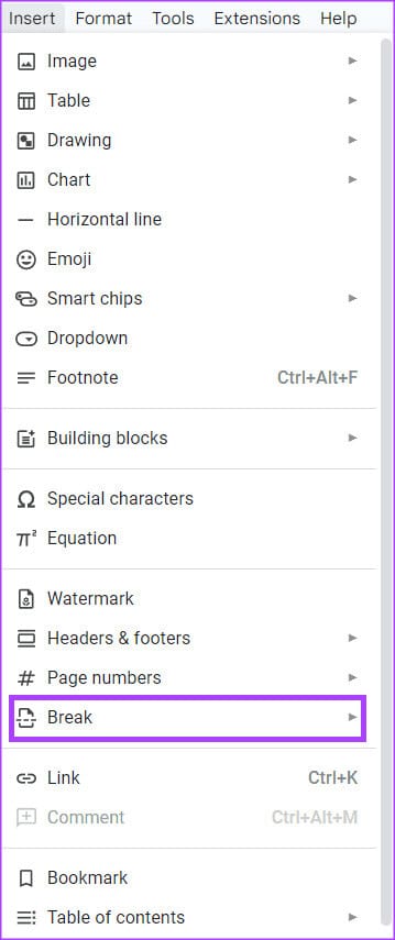 view-non-printing-characters-in-google-docs-10 دليل للأحرف غير قابلة للطباعة في Google Docs وكيفية عرضها