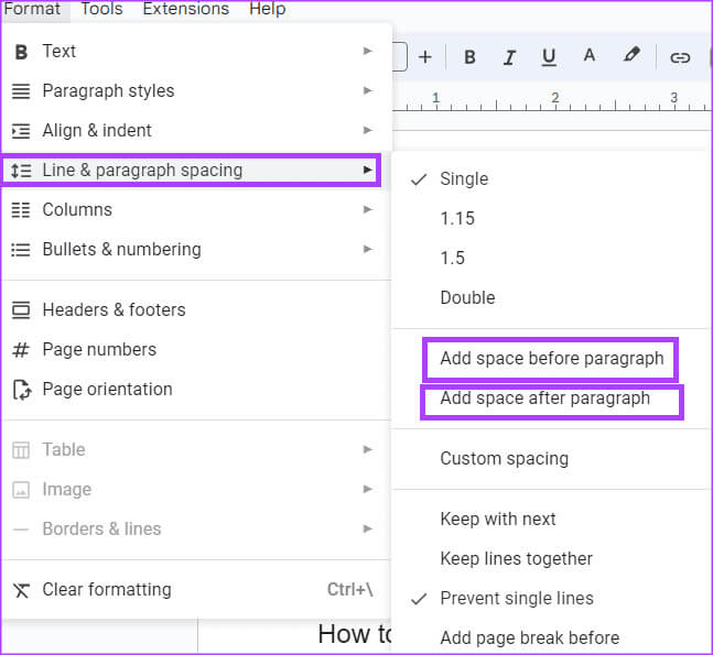 view-non-printing-characters-in-google-docs-4-1 دليل للأحرف غير قابلة للطباعة في Google Docs وكيفية عرضها